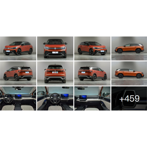 Vw id.6 Crozz China Car Skineler 439-586 км чистый электромобиль в середине большого размера 5 дверей 7 сеалов